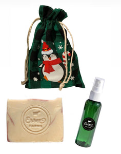 Soap & Body Spray Christmas Stocking